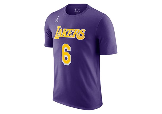 Nike Nba Los Angeles Lakers Statement Edition Lebron James Tee Court Purple Nike