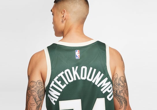 Nike Nba Milwaukee Bucks Giannis Antetokounmpo Swingman Jersey Road Fir Nike