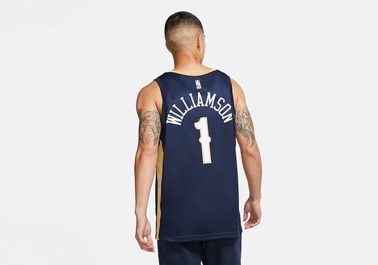 Nike Nba New Orleans Pelicans Zion Williamson Icon Edition Swingman Jersey College Navy Nike