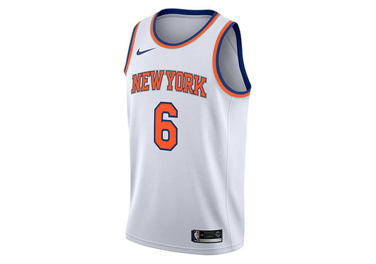 Nike Nba New York Knicks Kristaps Porzingis Swingman Home Jersey White Nike