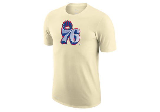 Nike Nba Philadelphia 76Ers Earned Edition Logo Dri-Fit Tee Flat Opal Nike