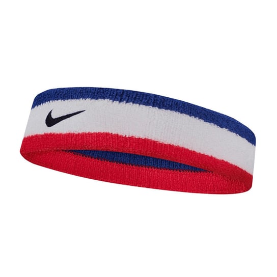 Nike, Opaska na głowę, Headband Swoosh 620, niebiesko-biało-czerwona Nike
