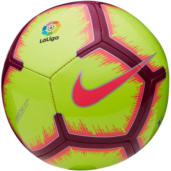 Nike, Piłka nożna, La Liga Pitch SC3318 702, zielony, rozmiar 4 Nike