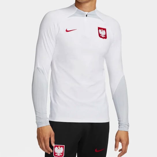 Nike Polska Drill Top sportowy Jr, Bluza sportowa, DM9584 100, biały, L Nike