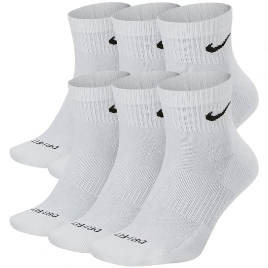 Nike, Skarpety do kostki białe, Everyday Cushioned, 6pack , Rozmiar L Nike