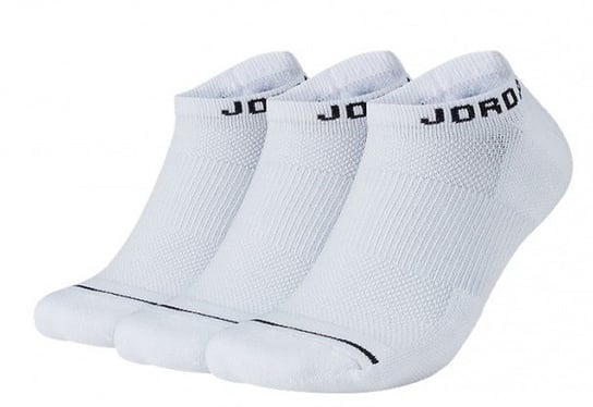Nike, Skarpety, JUMPMAN NO-SHOW 3PPK SX5546-100, biały, rozmiar 38/42 Jordan