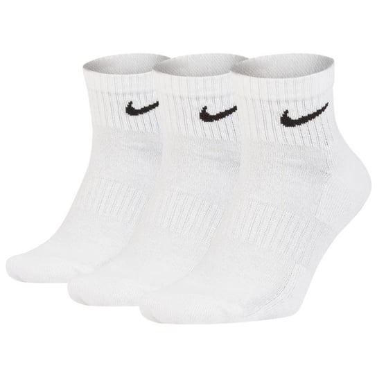 Nike, Skarpety sportowe, 3-pack, Everyday Cushion Ankle SX7667 100, biały, rozmiar 34/38 Nike