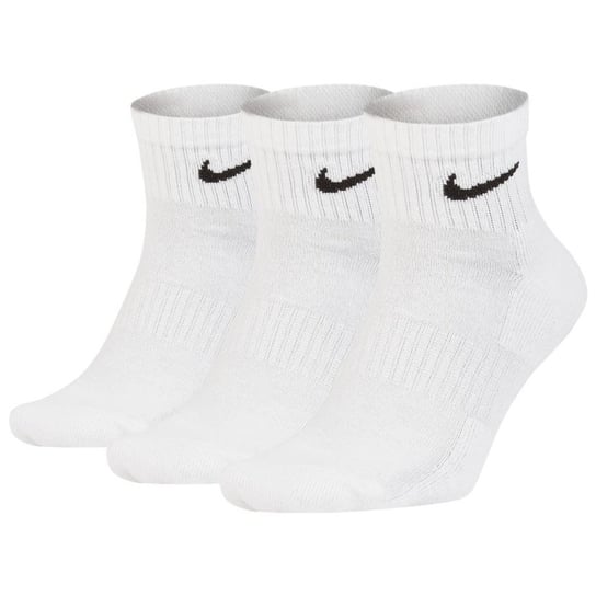 Nike, Skarpety sportowe, 3-pack, Everyday Cushion Ankle SX7667 100, biały, rozmiar 46/50 Nike