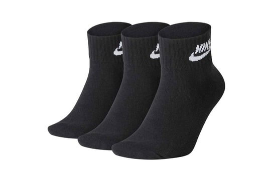 Nike, Skarpety, U NK NSW EVRY ESSENTIAL ANKLE SK0110-010, czarny, rozmiar 38/42 Nike
