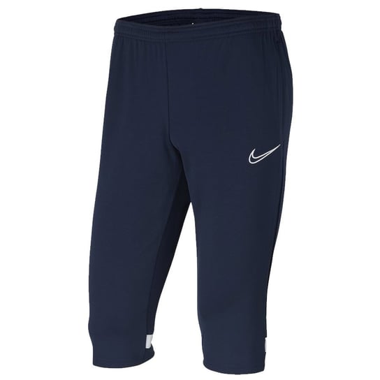 Nike, Spodnie, Dry Academy 21 3/4 Pant Junior CW6127 451, granatowy, rozmiar L Nike
