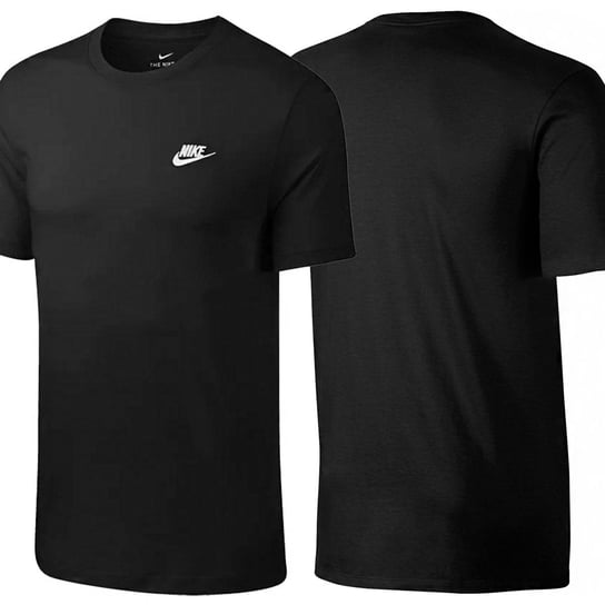 Nike t-shirt koszulka męska sportowa czarna bawełna 827021-011 L Nike