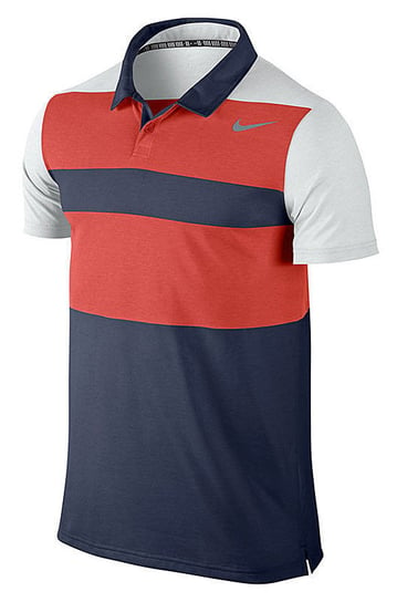 Nike, T-shirt męski z krótkim rękawem, Dri-Fit Touch Stripe Polo 596566-451, rozmiar XS Nike