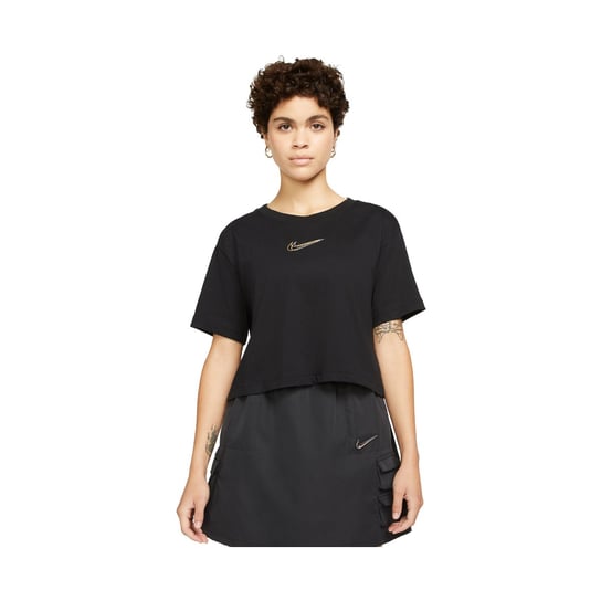 Nike WMNS NSW Crop t-shirt 010 : Rozmiar - S Nike