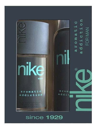 Nike Zestaw prezentowy Aromatic Addiction for man dezodorant w szkle + dezodorant spray 200ml Nike