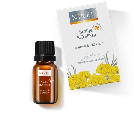 Nikel, antyoksydacyjny eliksir 100% naturalny z wyciągiem z kwiatu Immortelle, 10 ml Nikel