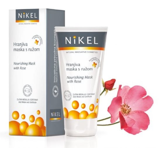 Nikel, odżywcza maska do twarzy z różą, 50 ml Nikel
