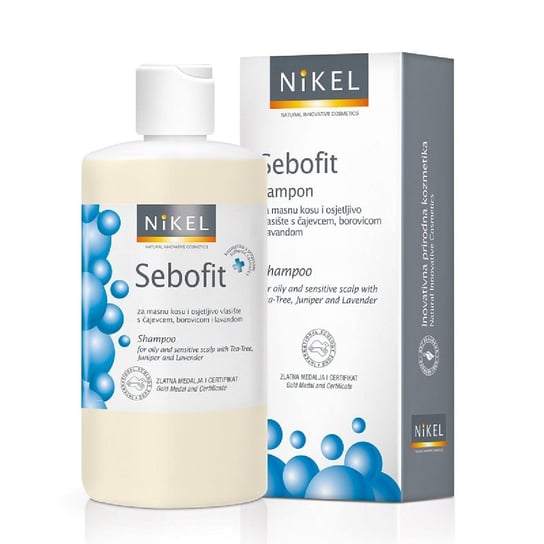 Nikel, szampon do włosów tłustych i wrażliwej skóry głowy, 200 ml Nikel