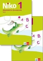 Niko. Arbeitshefte Grundschrift Teil A+B und Schreibtabelle 1. Schuljahr Klett Ernst /Schulbuch, Klett