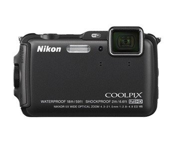 Nikon Coolpix AW120 16 Mpix, wodoodporny, czarny Nikon