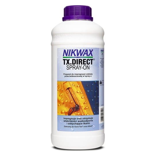 Nikwax, Impregnat do odzieży przeciwdeszczowej, TX. Direct Wash-In, 1 l NIKWAX