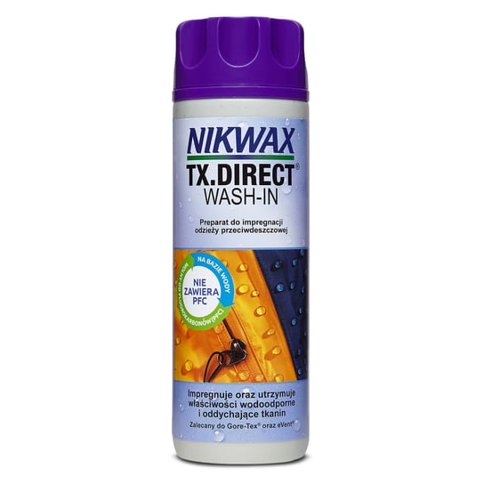 Nikwax, Impregnat do odzieży przeciwdeszczowej, TX. Direct Wash-In, 300 ml NIKWAX
