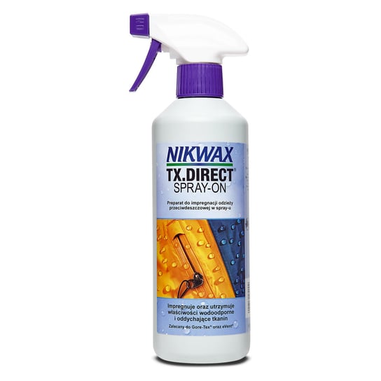 Nikwax, Impregnat do odzieży wodoodpornej, TX. Direct Spray-On, 300 ml, atomizer NIKWAX