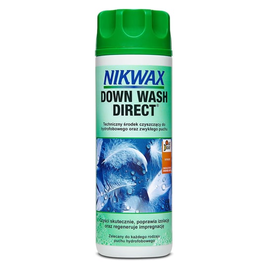 Nikwax, Środek piorąco-impregnujący do puchu, Down Wash Direct, 300 ml NIKWAX