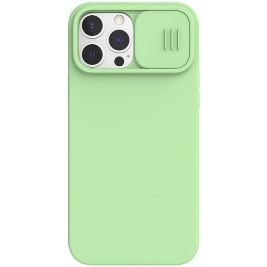 Nillkin Camshield Silky Magnetic - Etui Apple Iphone 13 Pro Max Z Osłoną Aparatu (Mint Green) Nillkin