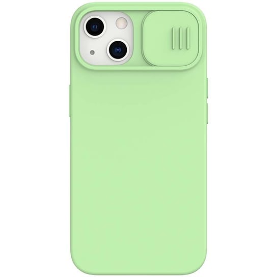 Nillkin Camshield Silky Magnetic - Etui Apple Iphone 13 Z Osłoną Aparatu (Mint Green) Nillkin