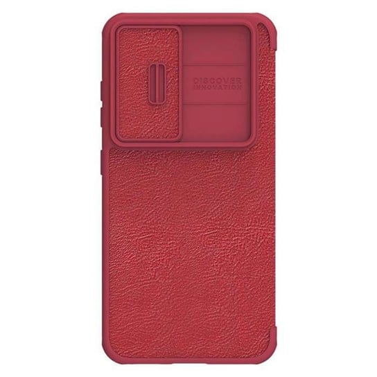 Nillkin Qin Leather Pro Case Etui Samsung Galaxy S23 Pokrowiec Z Klapką Osłona Na Aparat Czerwone Nillkin
