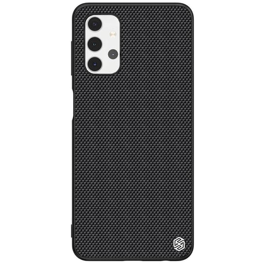 Nillkin Textured Case wytrzymałe wzmocnione etui z żelową ramką i nylonem na tyle Samsung Galaxy A32 5G czarny Nillkin