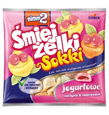 Nimm2 Śmiejżelki Sokki Żelki Jogurtowe  - 90G Inna marka