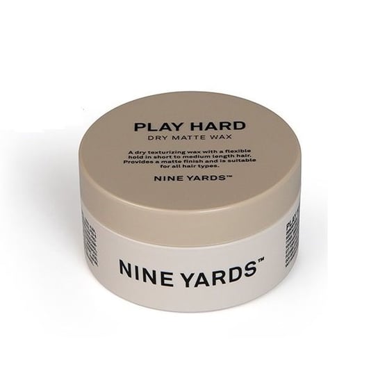 Nine Yards,Play Hard Dry Matte Wax matujący wosk do stylizacji włosów 100ml Nine Yards