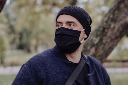 Ninja Mask, maseczki ochronne czarne - rozmiar uniwersalny - 100% bawełna Ninja Mask