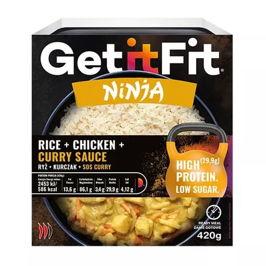 Ninja: Ryż, Kurczak, Sos Curry 420 g - Joyfood JOYFOOD