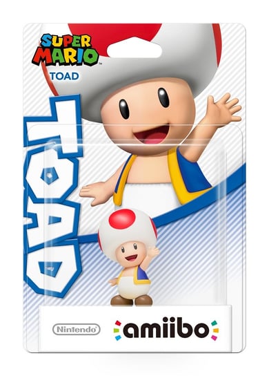 Nintendo — kolekcja Super Mario, figurka Toad Amiibo Nintendo