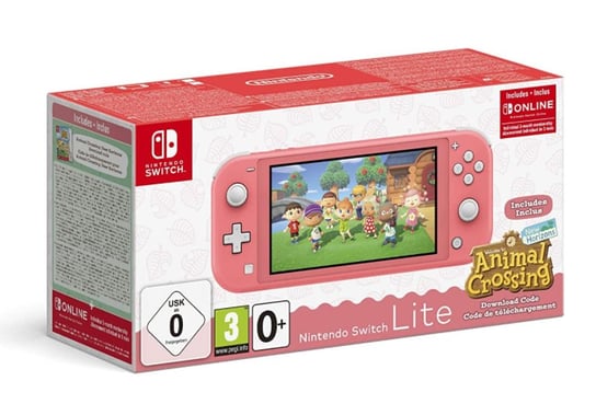 Nintendo Switch Lite + Animal Crossing + 3 miesiące Nintendo Online Nintendo