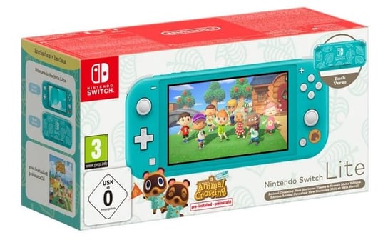 Nintendo Switch Lite Turquoise + Animal Crossing New Horizons Nintendo