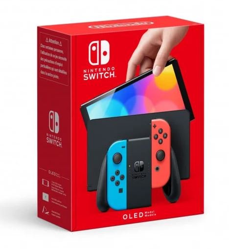 Nintendo Switch (OLED model) neon red&blue set Nintendo