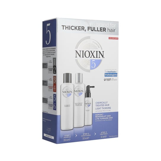 Nioxin, 3D Care System 5, zestaw kosmetyków, 3 szt. Nioxin