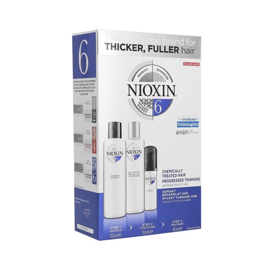 Nioxin, 3D Care System 6, zestaw kosmetyków, , 3 szt. Nioxin