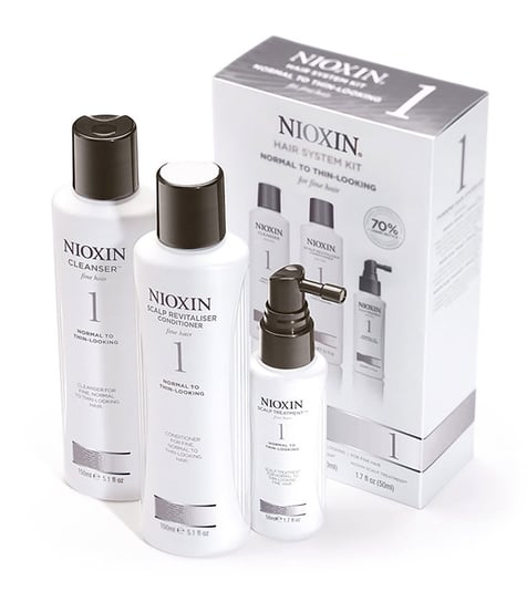 Nioxin, Hair System Kit 1, zestaw kosmetyków, 3 szt. Nioxin
