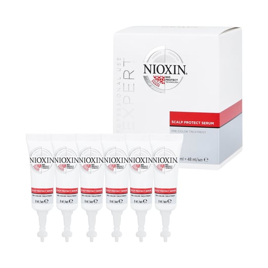 Nioxin Scalp Protect, Serum Ampułki Zabezpieczające Skórę Głowy Przed Koloryzacją, 6x8ml Nioxin