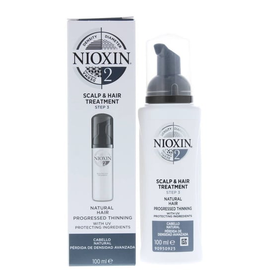 Nioxin Scalp Treatment, Kuracja System 2, Włosy Przerzedzone i Naturalne, 100ml Nioxin