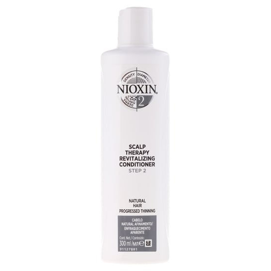 Nioxin System 2, Odżywka przeciw wypadaniu do włosów naturalnych i znacznie przerzedzonych 300ml Nioxin