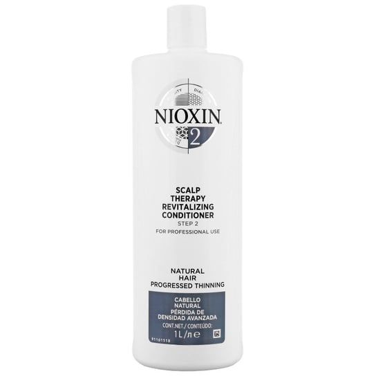 Nioxin System 2, Odżywka przeciw wypadaniu do włosów znacznie przerzedzonych 1000ml Nioxin
