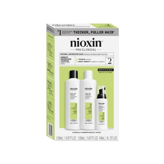 Nioxin System 2 SMALL Zestaw do włosów naturalnych i znacznie przerzedzonych Nioxin