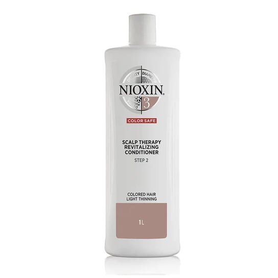 Nioxin, System 3 Scalp Therapy Revitalising, Odżywka do włosów farbowanych lekko przerzedzonych, 1000 ml Nioxin