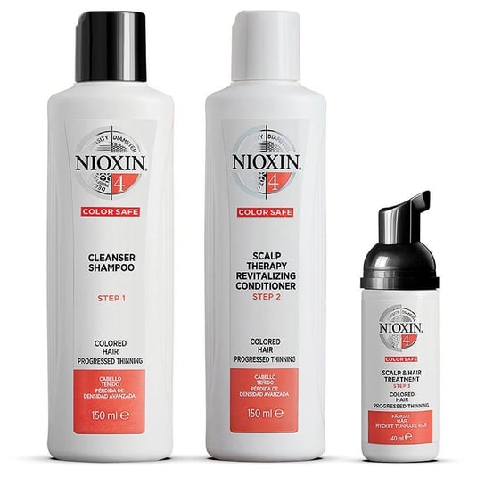 Nioxin, System 4, zestaw prezentowy kosmetyków do pielęgnacji, 3 szt. Nioxin