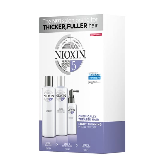 Nioxin, System 5, Zestaw do pielęgnacji włosów po zabiegach chemicznych, 1 szt. Nioxin